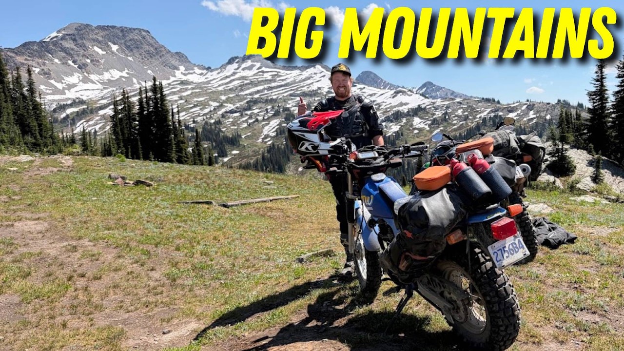 EPIC Big Mountain Moto-Camping with the TW 200 & DR 650!