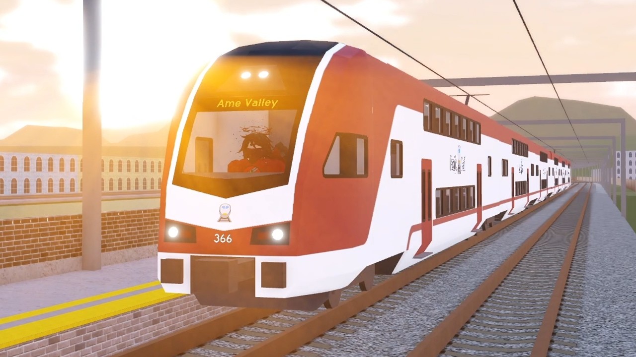 [Roblox] Trains: Canyon - Atlantic [Mason - Ame Valley] (via Ferroville)