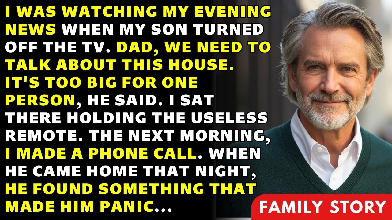 I Was Watching TV When My Son Turned It Off. 'Dad, We Need To Talk About This House.' The Next Day..