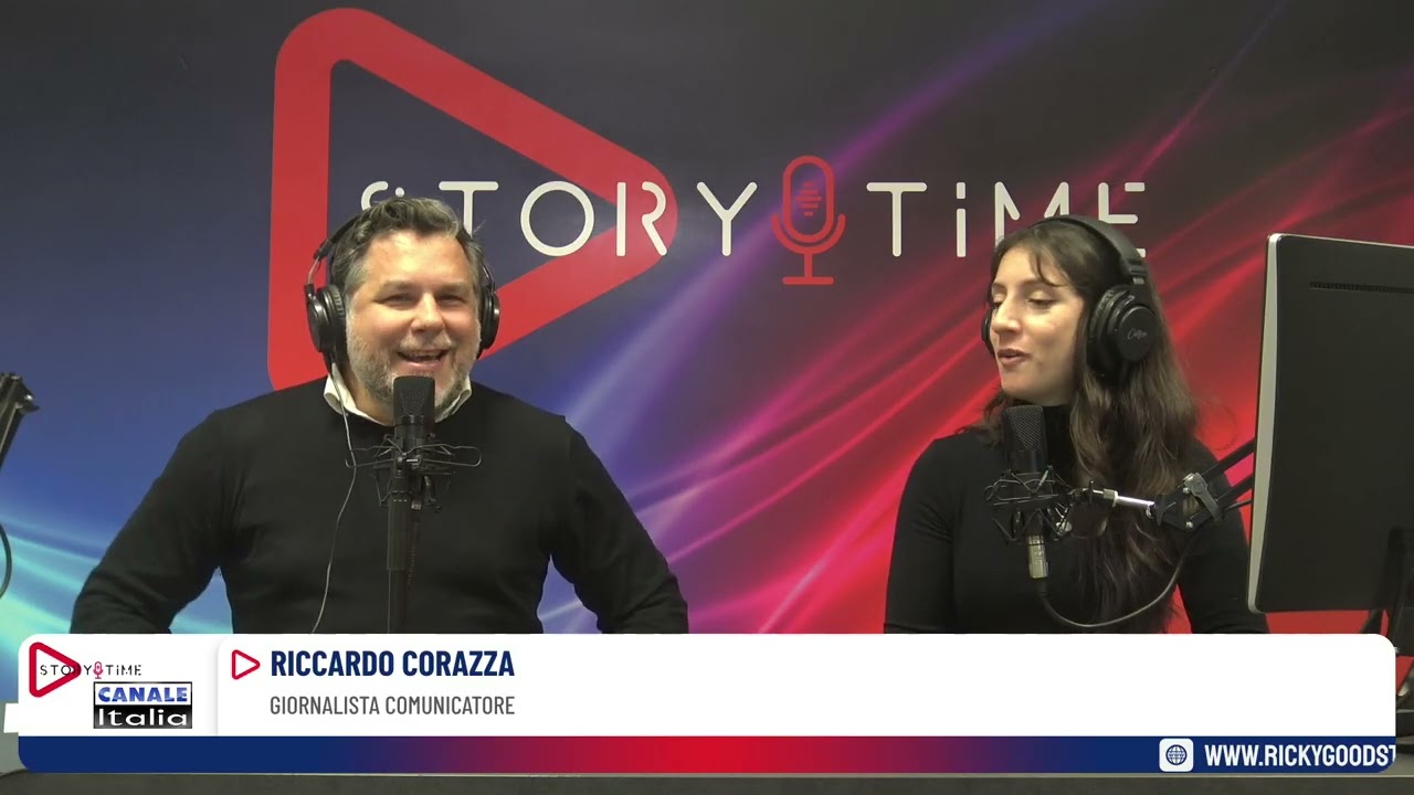 RICCARDO CORAZZA GIORNALISTA COMUNICATORE su Story Time di Radio Canale Italia