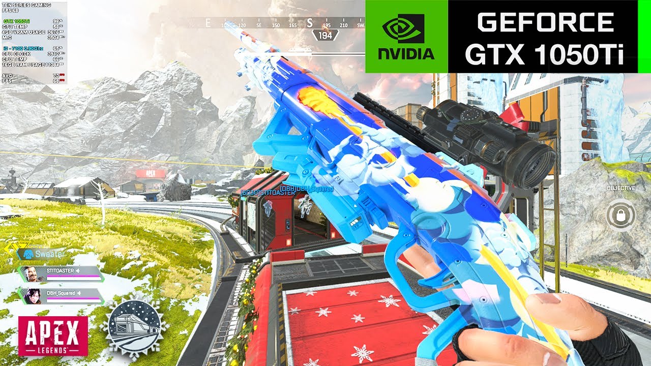 Apex Legends: GTX 1050Ti - i3 7100 | Winter Express | Gameplay PC