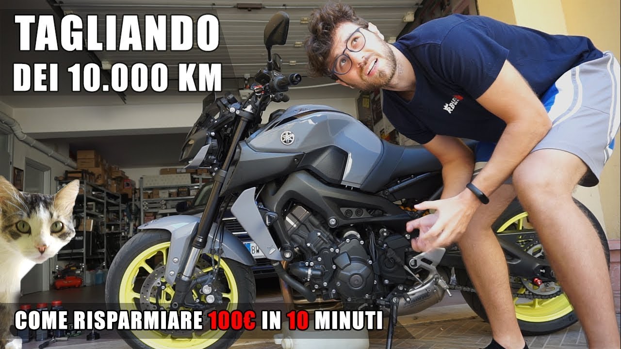 Tagliando dei 10.000 km su Mt-09: COME RISPARMIARE 100€