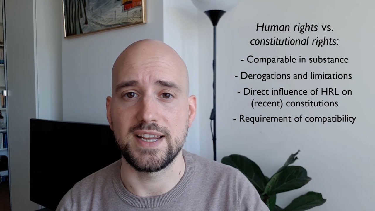 Constitutional rights and human rights