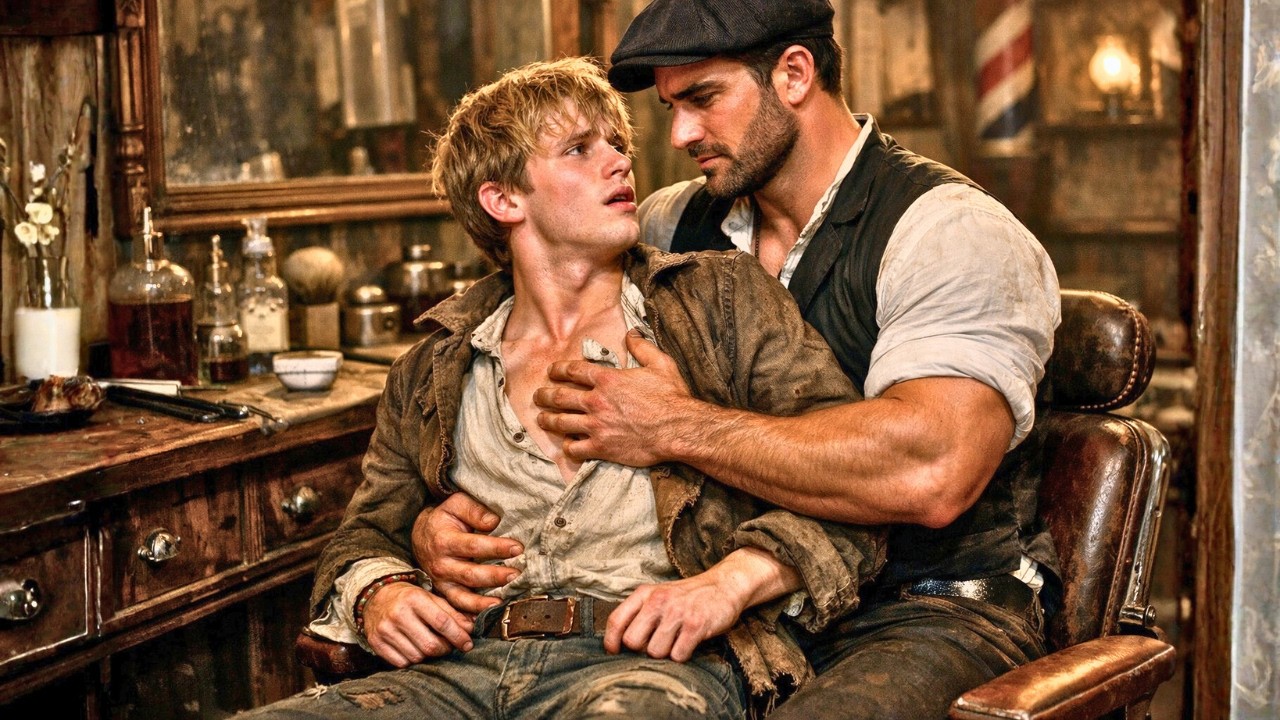 The Barber's Drifter: He Tilted His Head Back — The Blade Wasn't the Only Thing Making Him Tremble