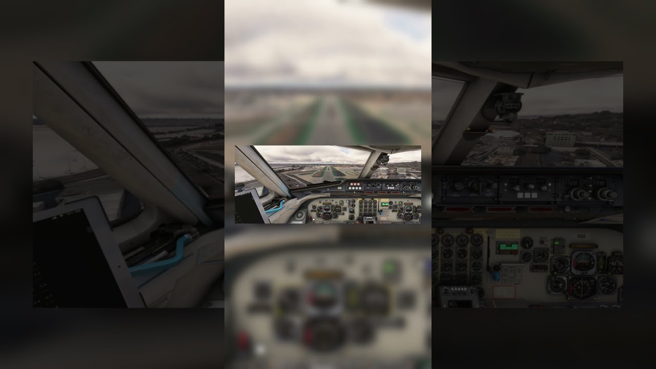 Justflight Fokker F28 KSAN RWY 27