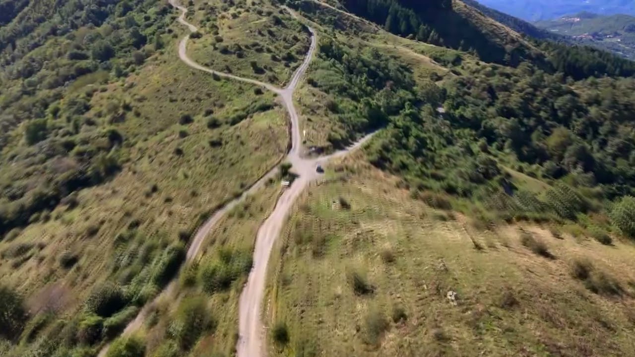 Maxienduro offroad - Entroterra Ligure - Drone 4k cinematic footage