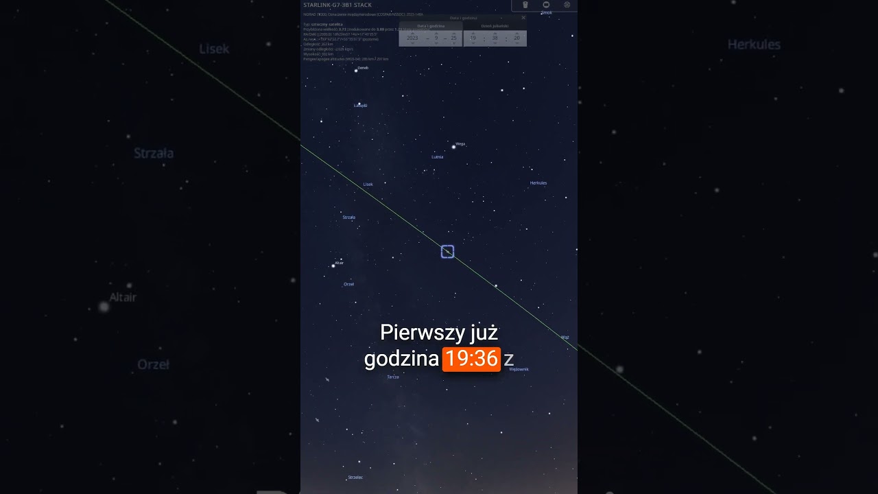 Dziś wieczorem Starlinki nad Polską!  #starlink  #starlinki