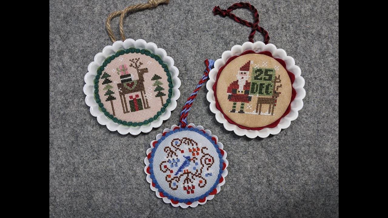 Flosstube Extra: Cross Stitch Tart Finishing Tutorial