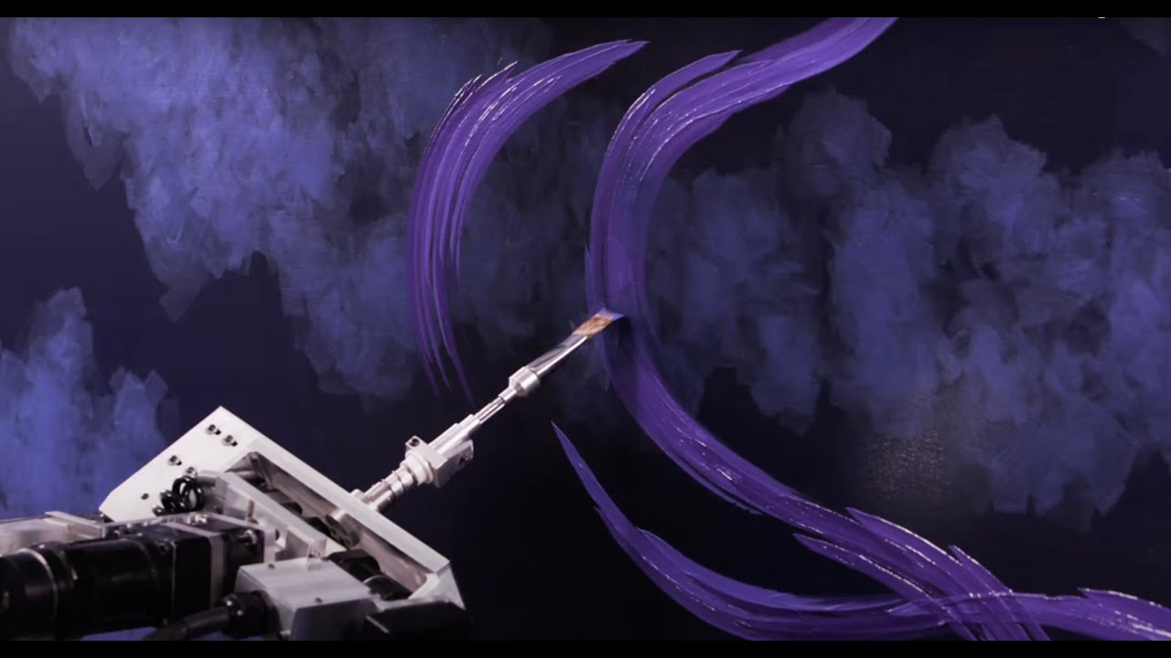 Painting Robot Captures the Human Spirit Passing Through Realms of the Afterlife