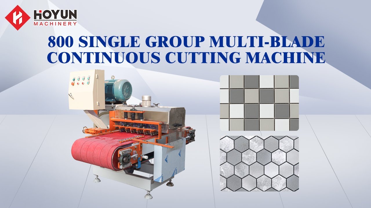 Hoyun cutting mosaic ceramic polishing machine for skirting tile skirting machine