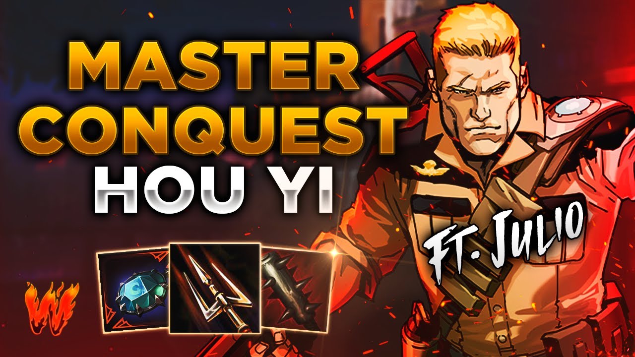 HOU YI, EL SOLDADO MID VOLADOR NO DECEPCIONA ft. Julio- Warchi - Smite Master Conquest S11