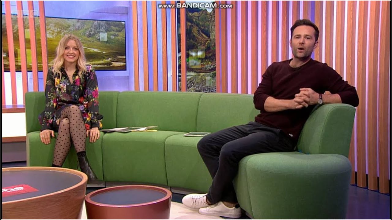 Lauren Laverne - Black Polka Dot Tights, Socks & Heels - 1/10/21