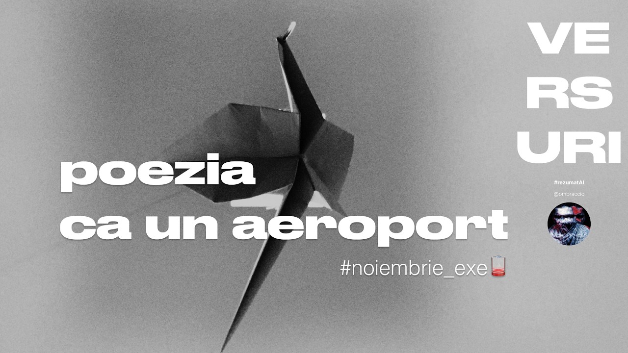 poezia ca un aeroport | versuri
