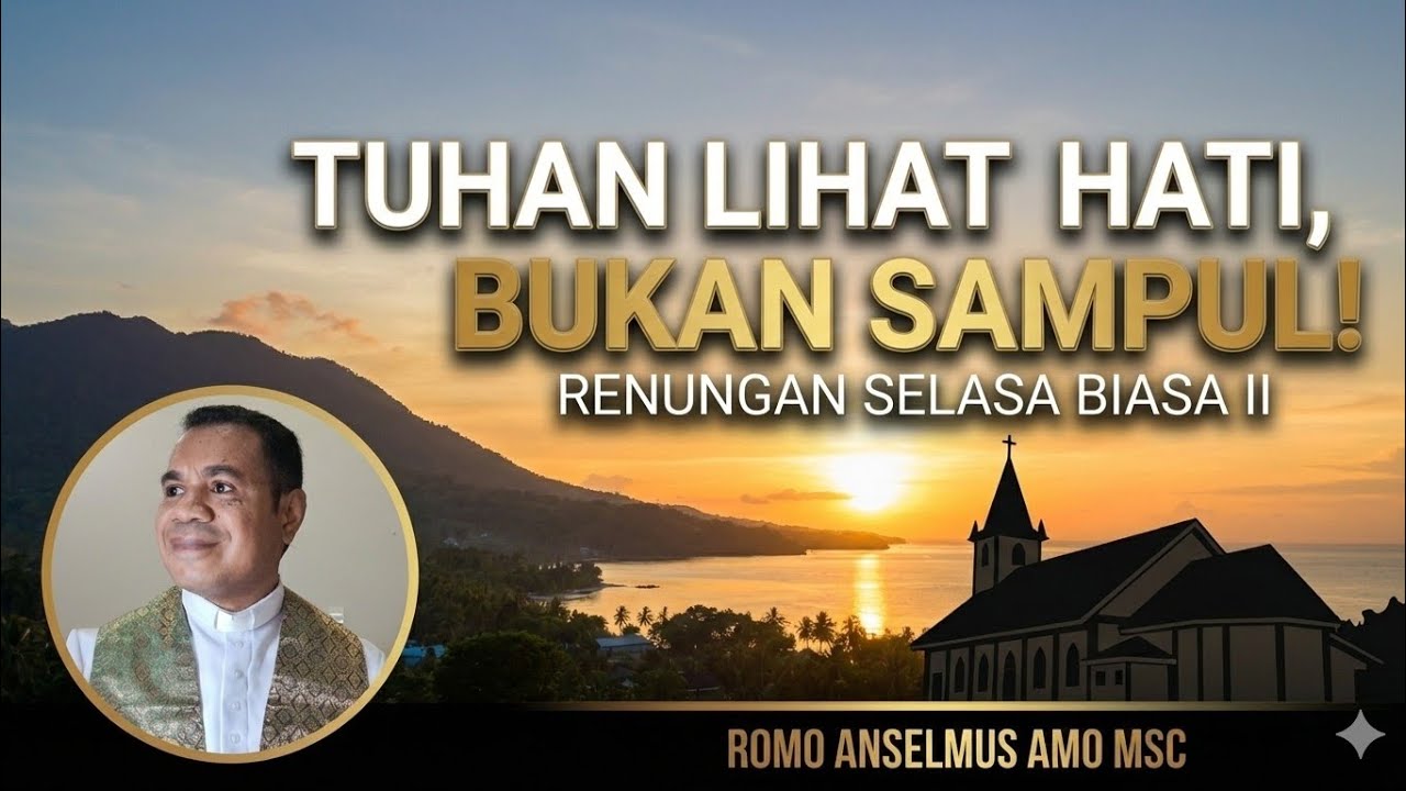 TUHAN LIHAT HATI, BUKAN SAMPUL