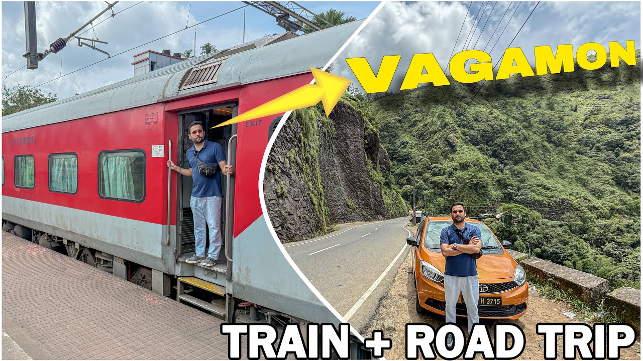 Train to Vagamon | Bangalore to Vagamon train journey | Car Rental in kottayam | Kottayam to Vagamon
