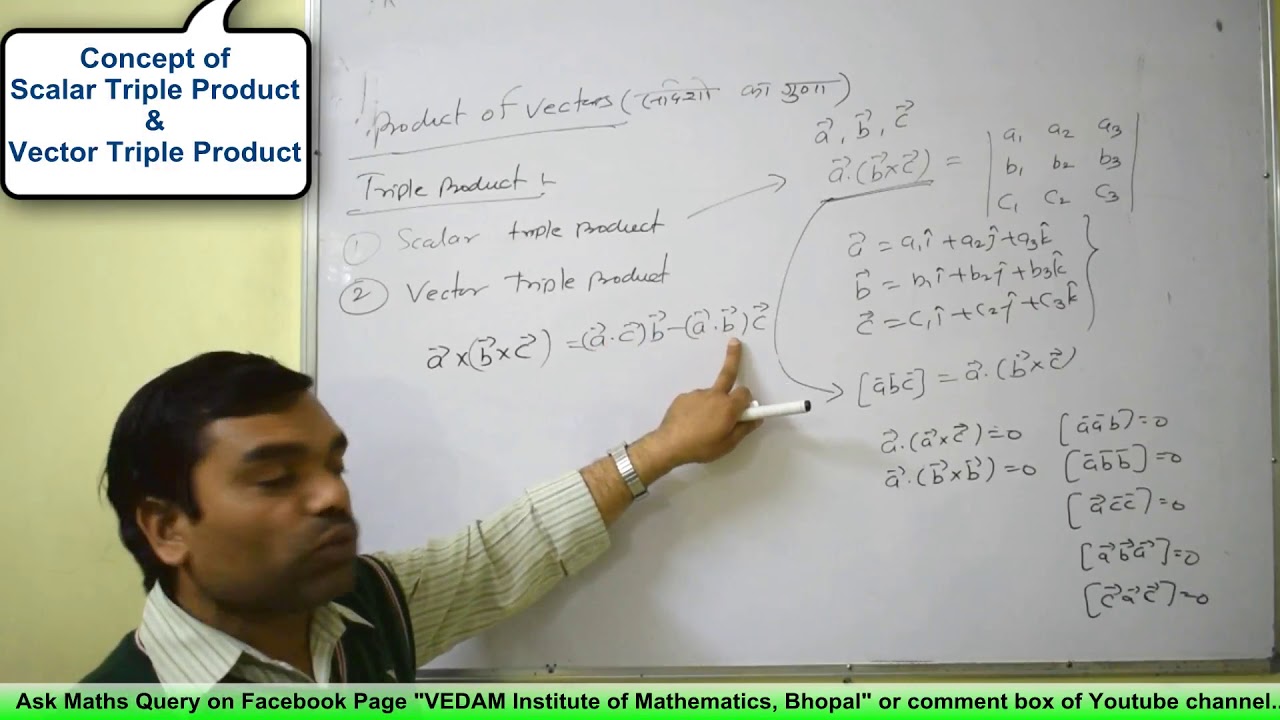 Vectors - Vector Triple Product in hindi(Part 6)