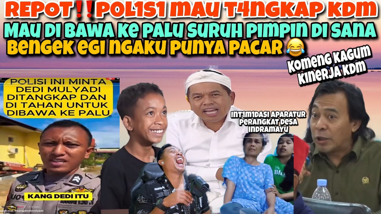 REPOT‼️P0L1S1 MAU T4NGKP KDM MAU DI BAWA KE PALU TOK JADI GUB DI SANA-NGAKU PUNYA PACAR BIKIN NGKAK