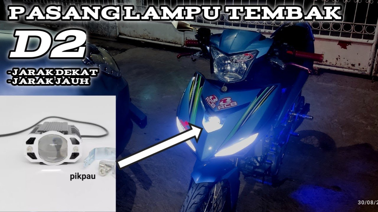 Mx King Pasang Lampu Tembak D2 Sangat Terang