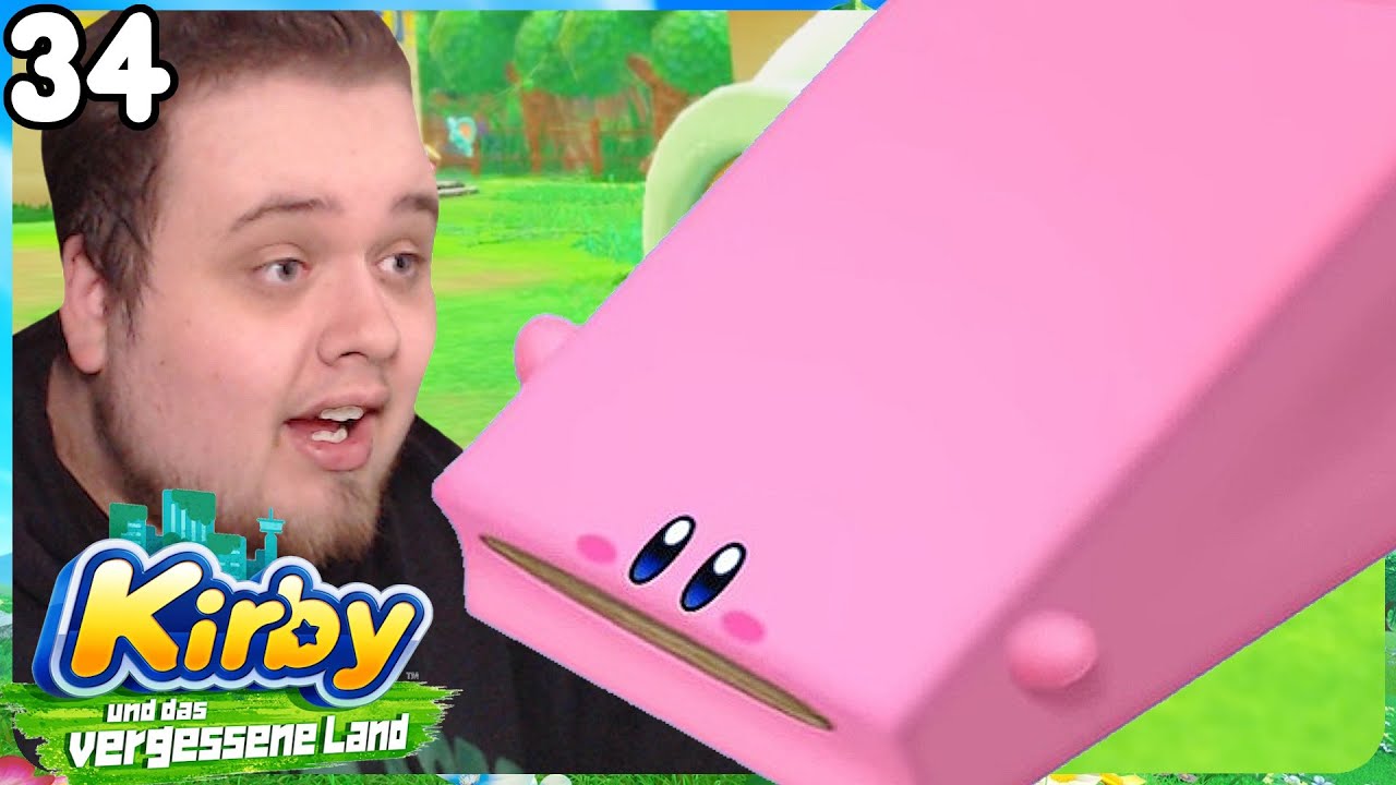 Let's Play Kirby und das vergessene Land #34 ⭐ Wir RUTSCHEN mit EINEM SCHILD!?