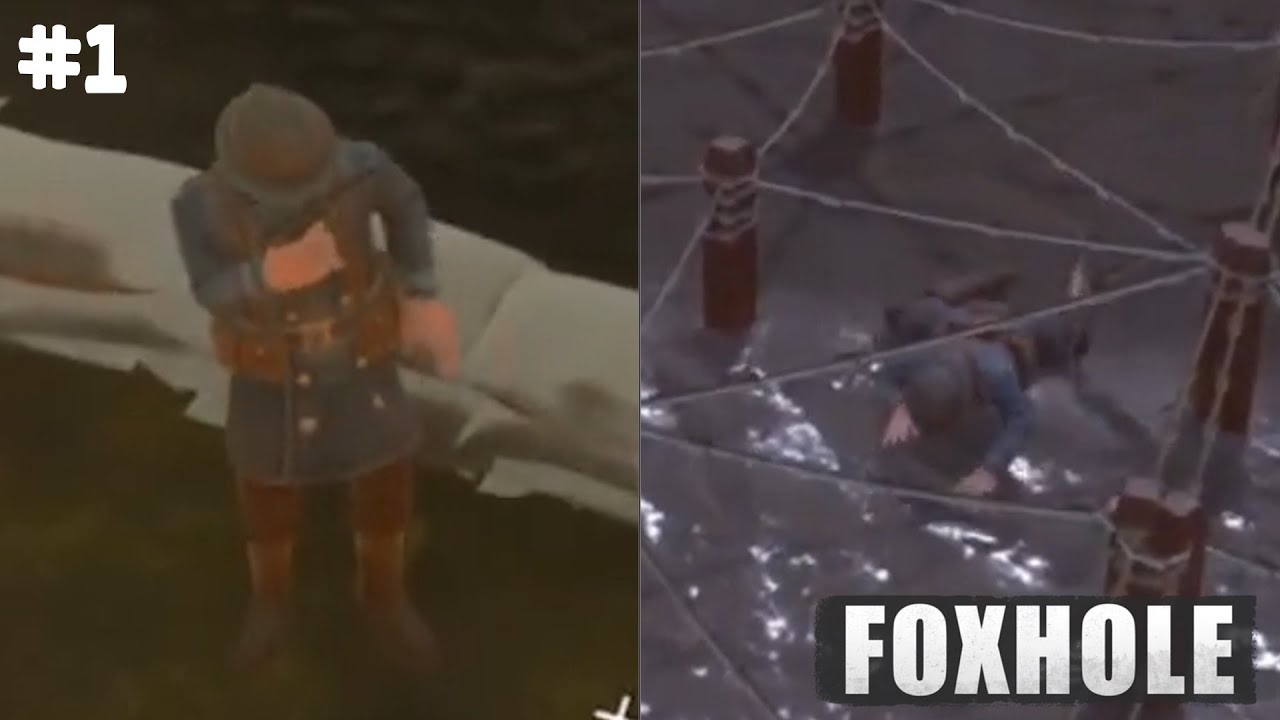Let's Try Foxhole - Part 1 of 3 First Timer Goes Through Basic Training On Stream