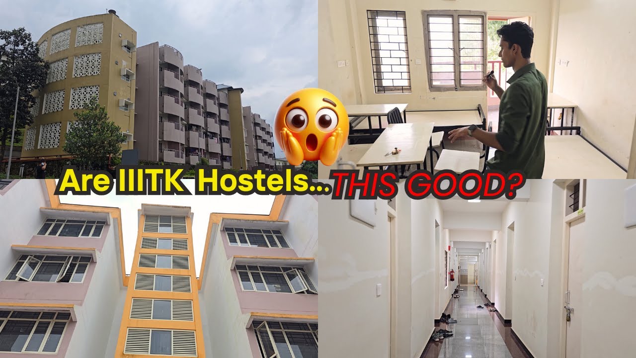 Inside All Boys Hostels of IIIT Kottayam 2025 🏠| Full Campus Hostel Tour (Cinematic + Fun) in 4K 🎥!