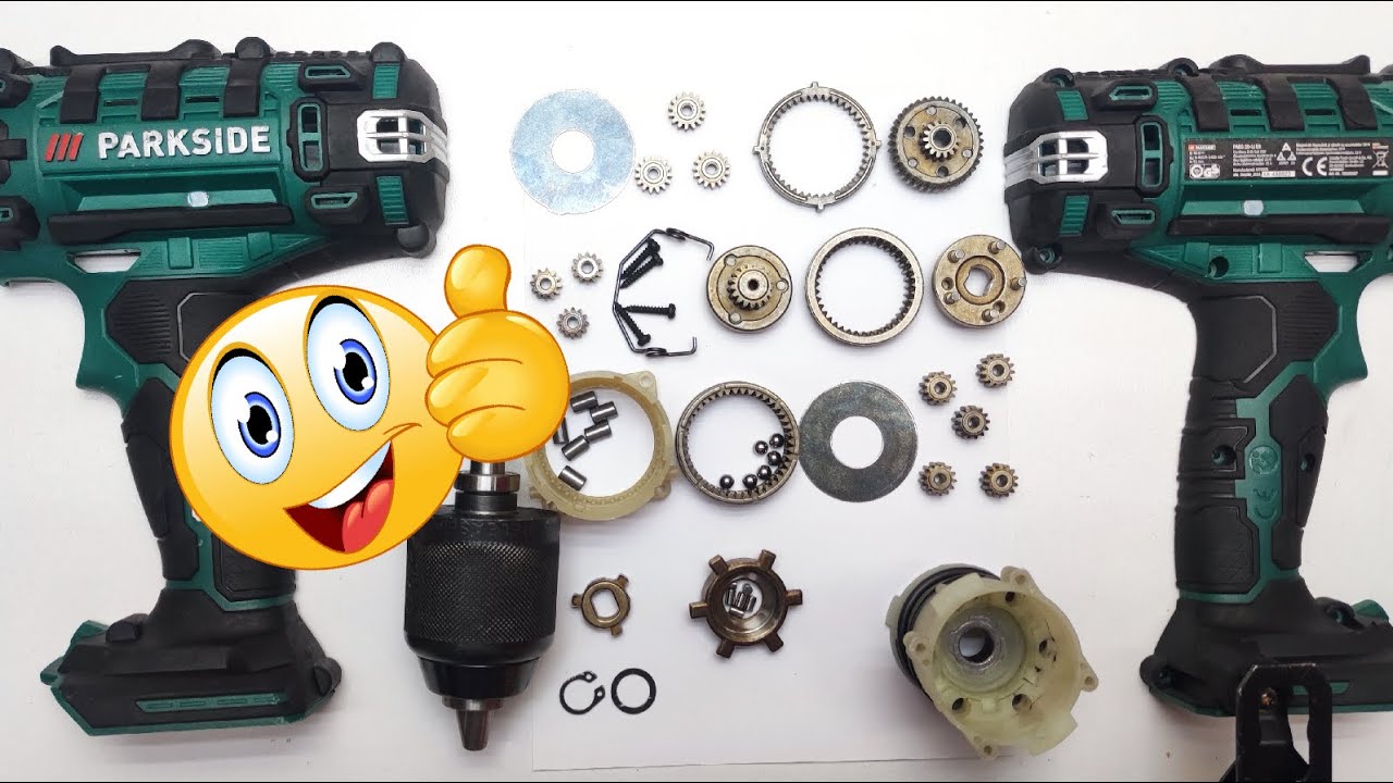 Parkside Disassembly Restoration Cordless Drill 20V Maintenance