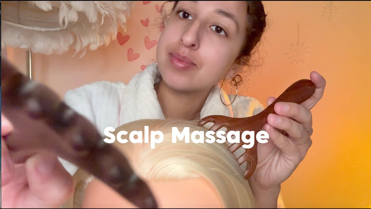 Silent 💆🏽‍♀️ Scalp Massaging For Deep Sleep 💤