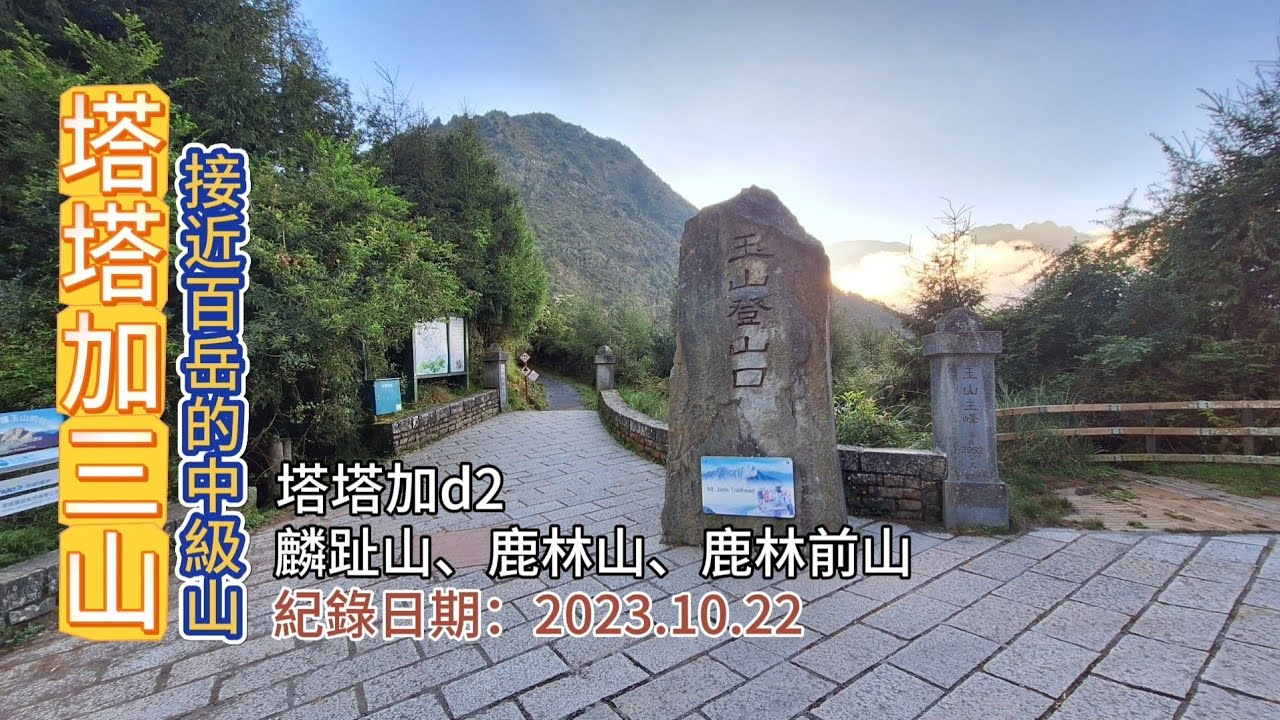 「塔塔加三山」全攻略,接近百岳高度的中級山,[麟趾山]、[鹿林山]、[鹿林前山],就在玉山登山口,巧遇菊池氏龜殼花,塔塔加d2-FP255,3