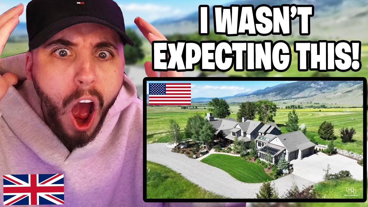 Brit Reacts to An American Ranch! Montana Ranch For Sale - Sitka Ranch