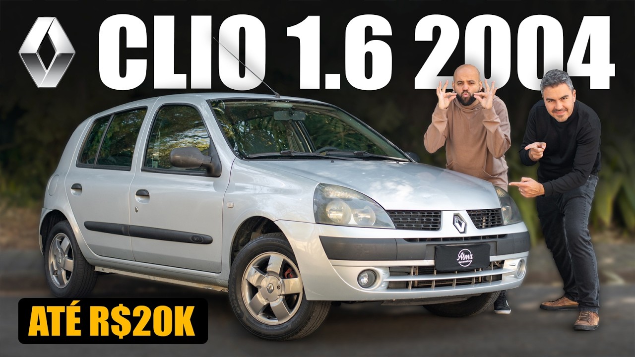 RENAULT CLIO 1.6 MANUAL é o melhor carro usado até 20 mil reais! Será?
