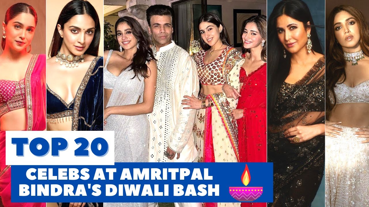 Top 20 celebs at Amritpal Bindra Diwali Bash 2022 | @KaunBolaaBollywood