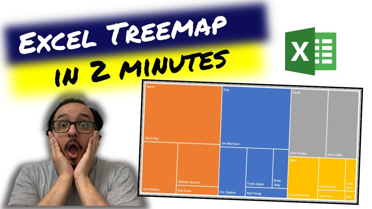 📊🌳 How to make a treemap (chart) in Excel in 2 minutes