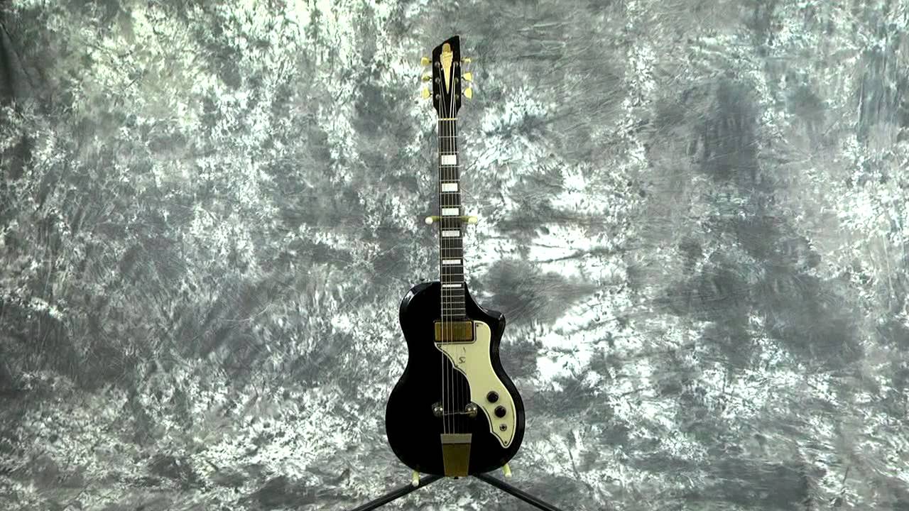 Used Guitars - 1957 Silvertone by Supro Artist Guitar Belmont Rhythm Guitar w/Case  - 515-864-6136