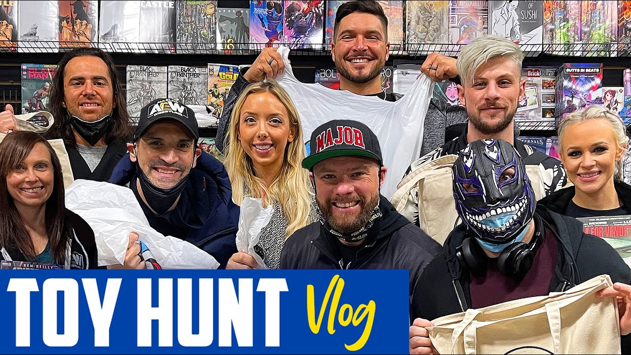 Toy Hunt Vlog • AEW Super Group Fig Hunt • Third Eye Comics Annapolis, MD