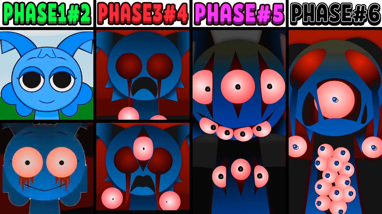 All Phases in Incredibox Sprunki 3 of Viegre: From Phase 1 to Phase 6