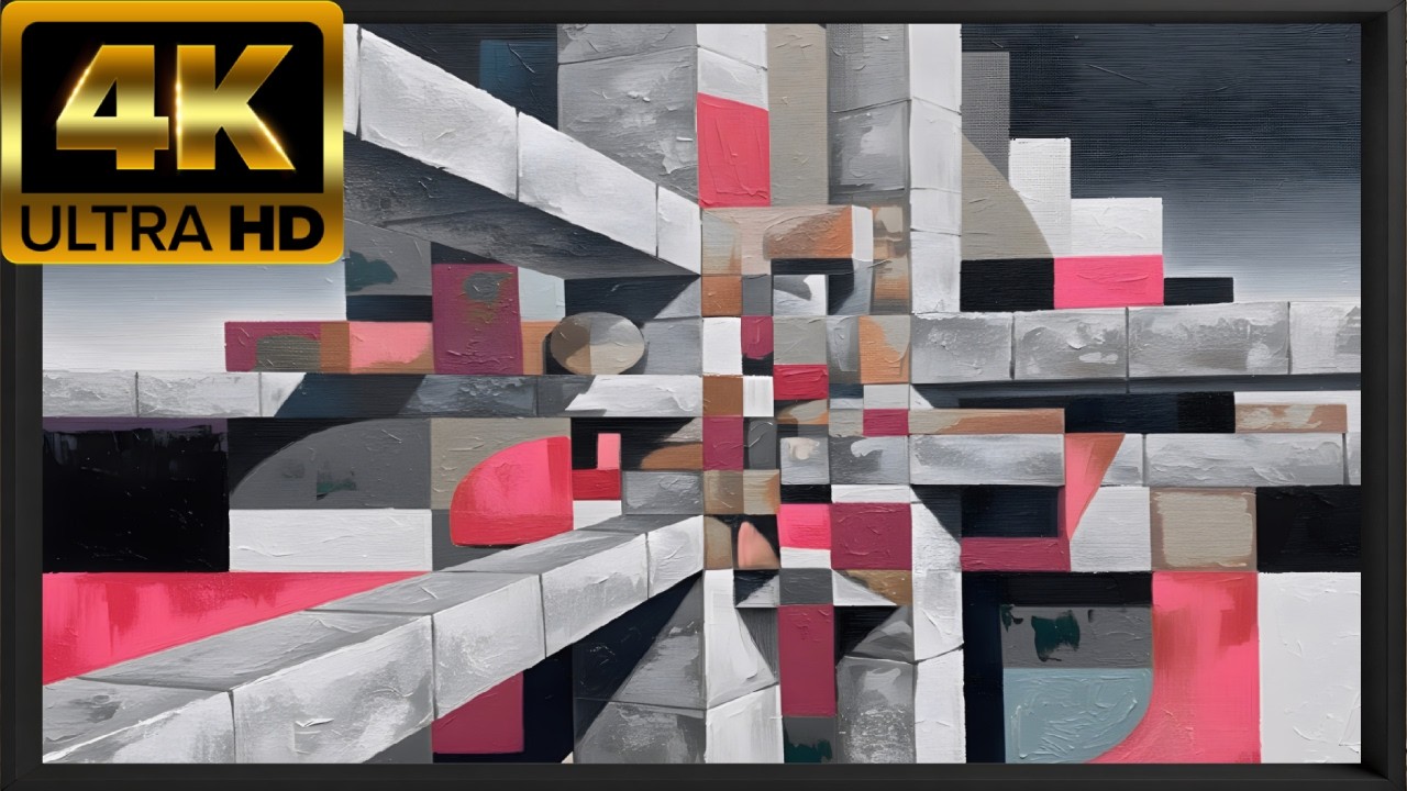 Frame | Tadao Ando Style 4K | Architectural Art for TV | Silent 8K Gallery