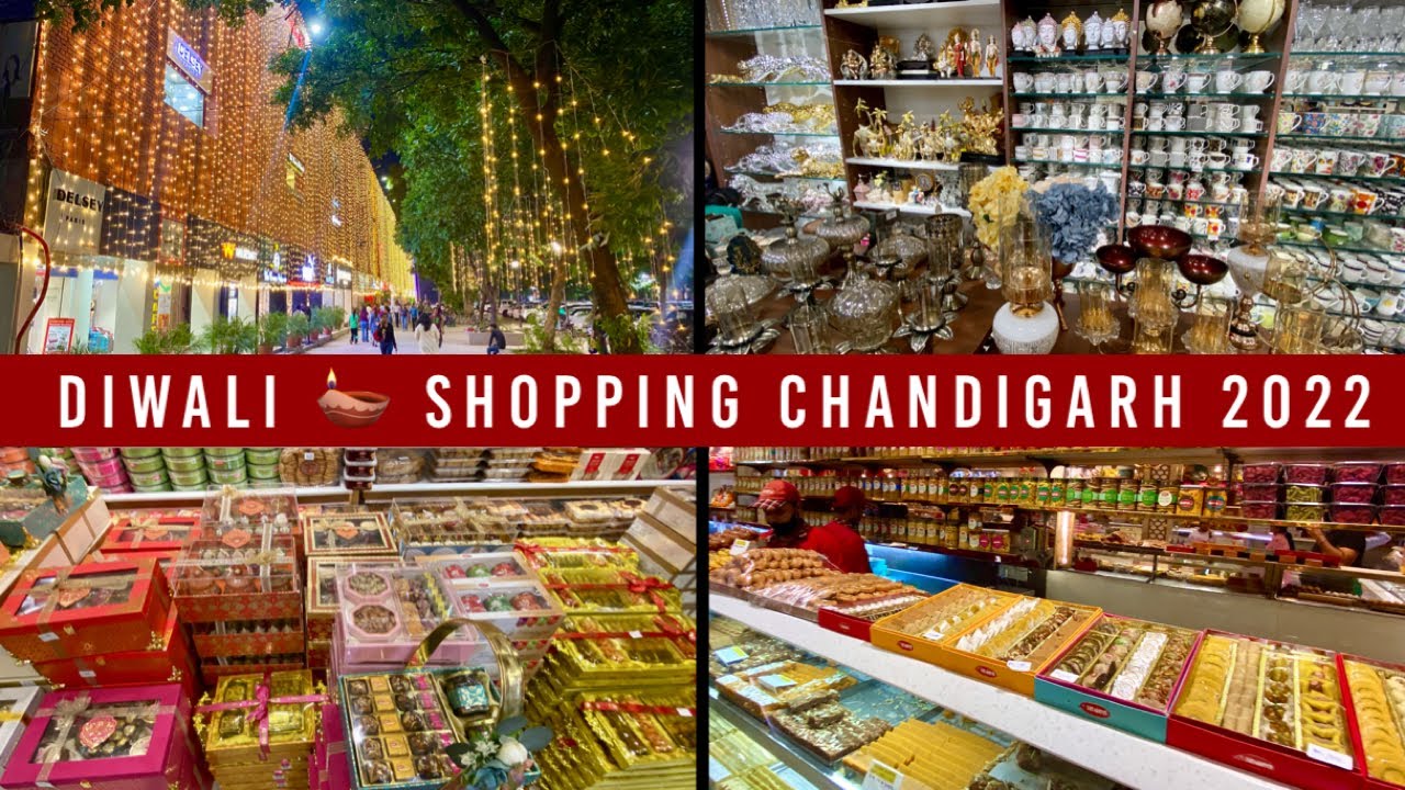 Diwali Shopping aur Ronke Chandigarh ki Markets main | SEC 17, SEC18, SEC 8 & SEC 9 Market