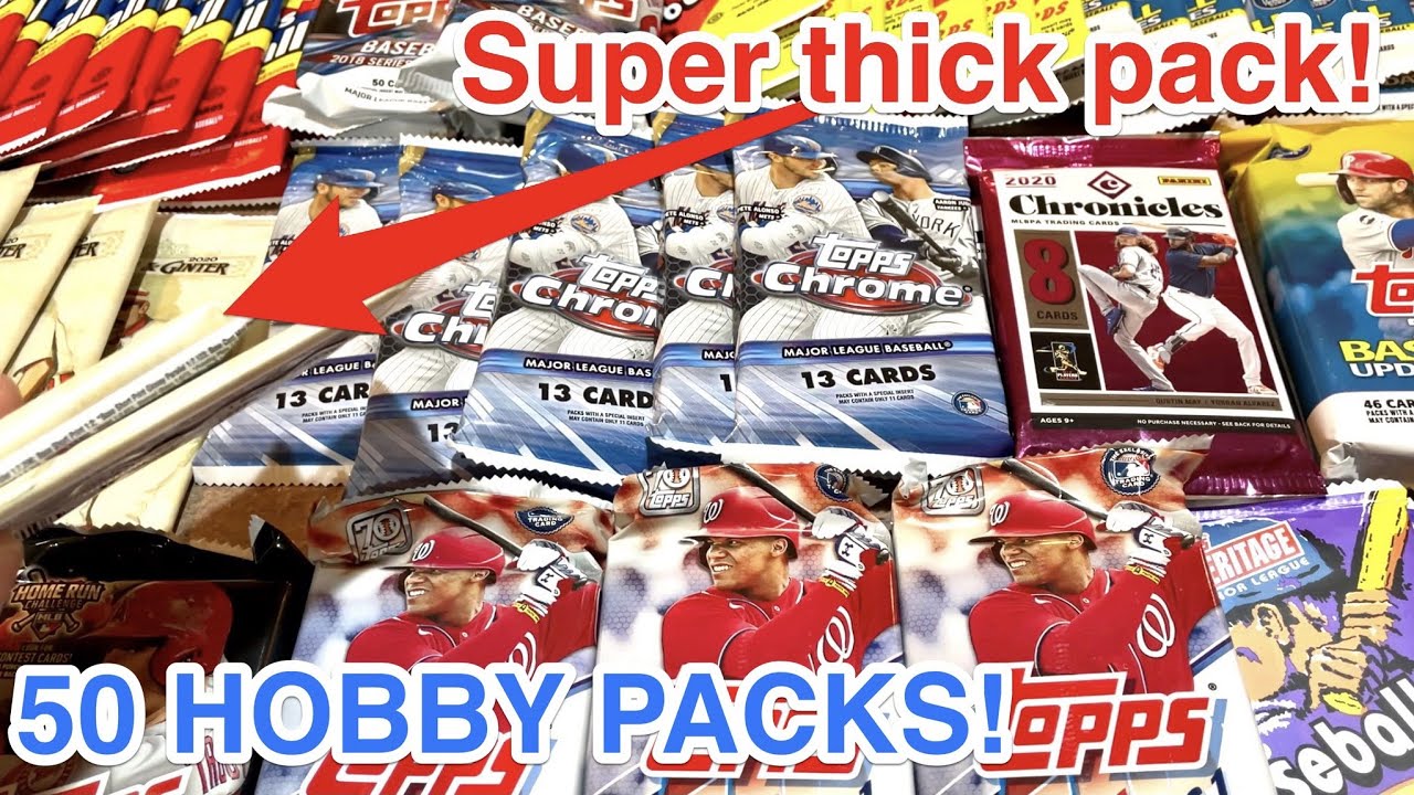 📔COULD THERE BE A BOOKLET IN THIS SUPER THICK PACK!  RANDOM 50 BASEBALL CARD HOBBY PACK OPENING!