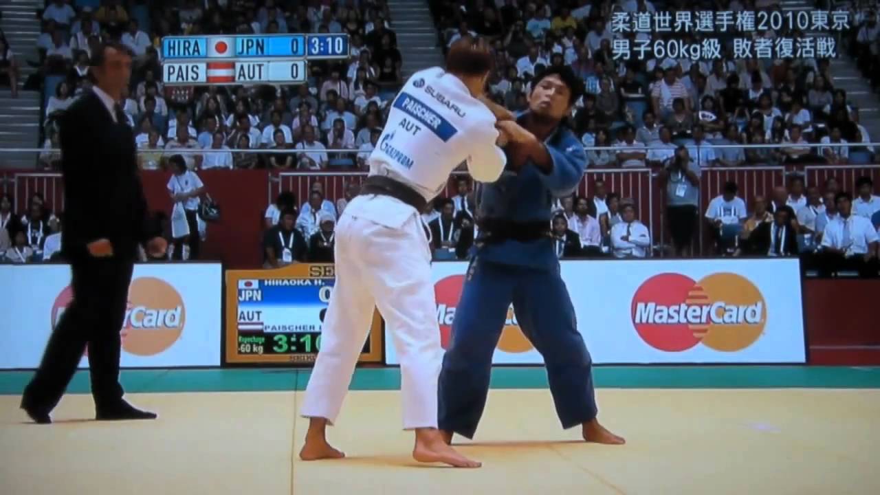 Hiraoka Hiroaki(JPN) VS Ludwig Paischer  Combates top de Judo -60 www.todojudo.cl