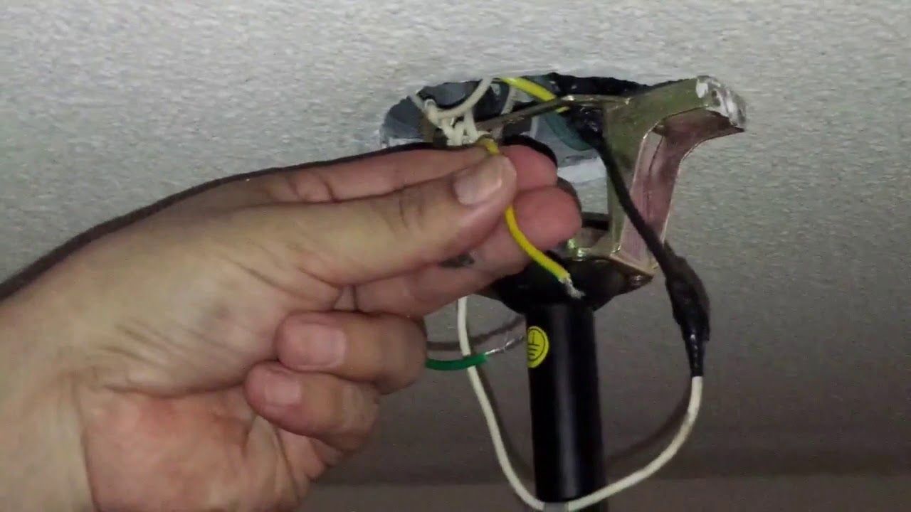 Como instalar un abanico  de techo