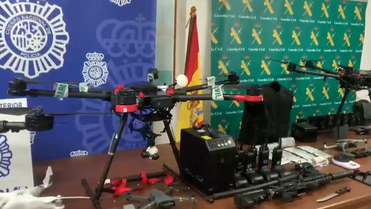 Desarticulan red dedicada a llevar y traer droga en drones entre Ceuta y Marruecos