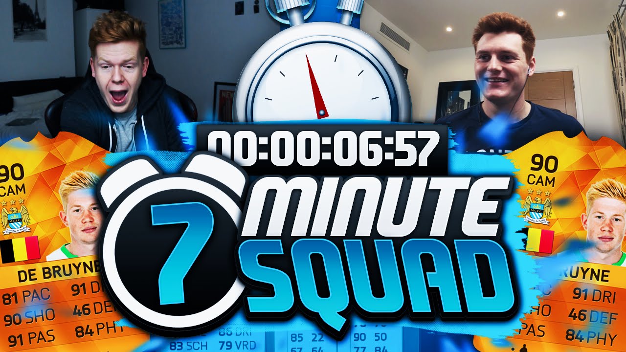 7 MINUTE SQUAD BUILDER WITH MOTM 90 DE BRUYNE!! - FIFA 16 ULTIMATE TEAM