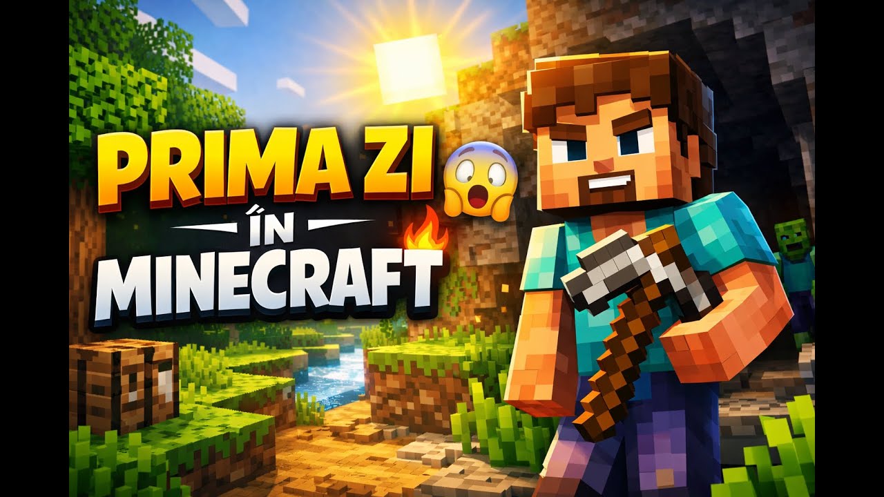Ziua 1 în Minecraft – Supraviețuire de la zero