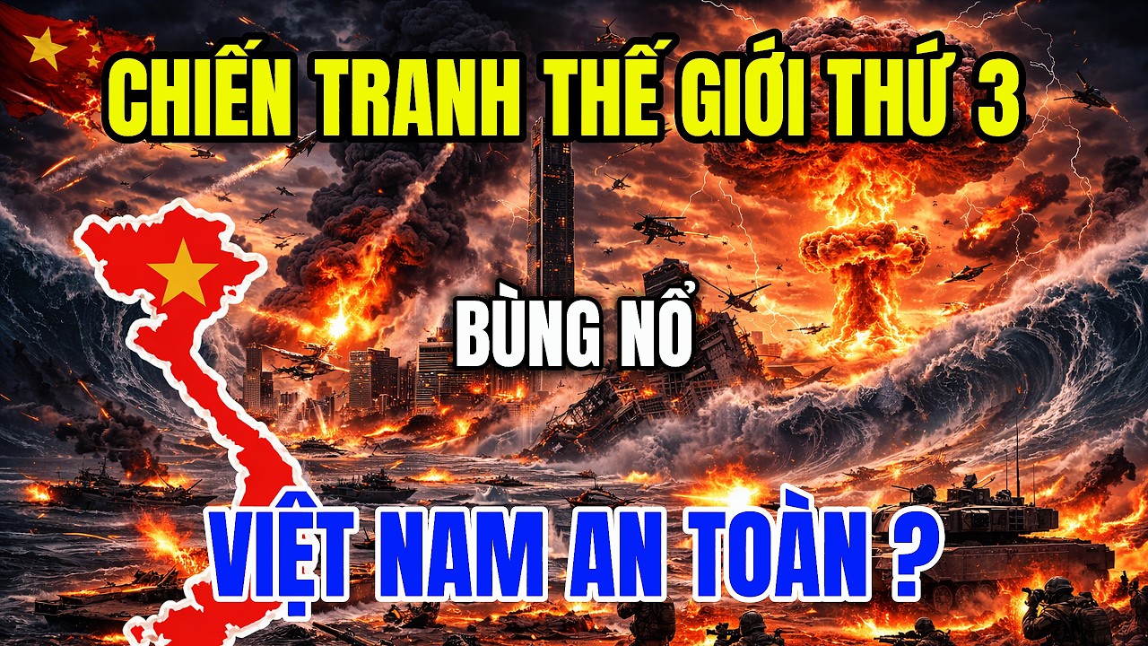 BẢN ĐỒ BÍ MẬT CHIẾN TRANH THẾ GIỚI THỨ 3: Vì Sao Việt Nam Có Thể Là Vùng An Toàn Nhất Châu Á