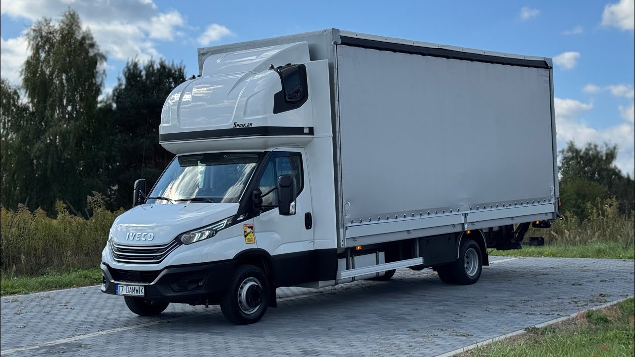 Sprzedam Iveco Daily 2023r Hi-Matic‼️70C18H‼️Winda Dhollandia 1000kg / 16 EP 2x Firanka+Dach zsuwany