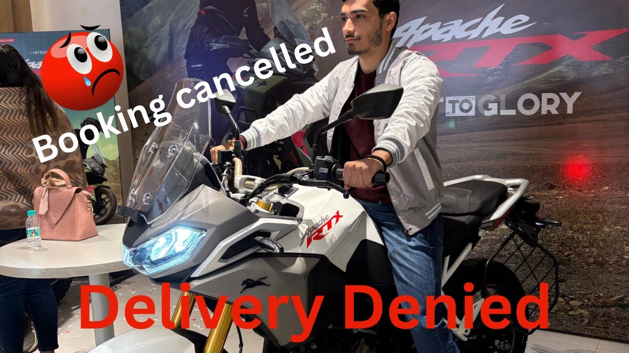 Delivery not taken…. #Tvsrtx #tvsrtx300 #tvs