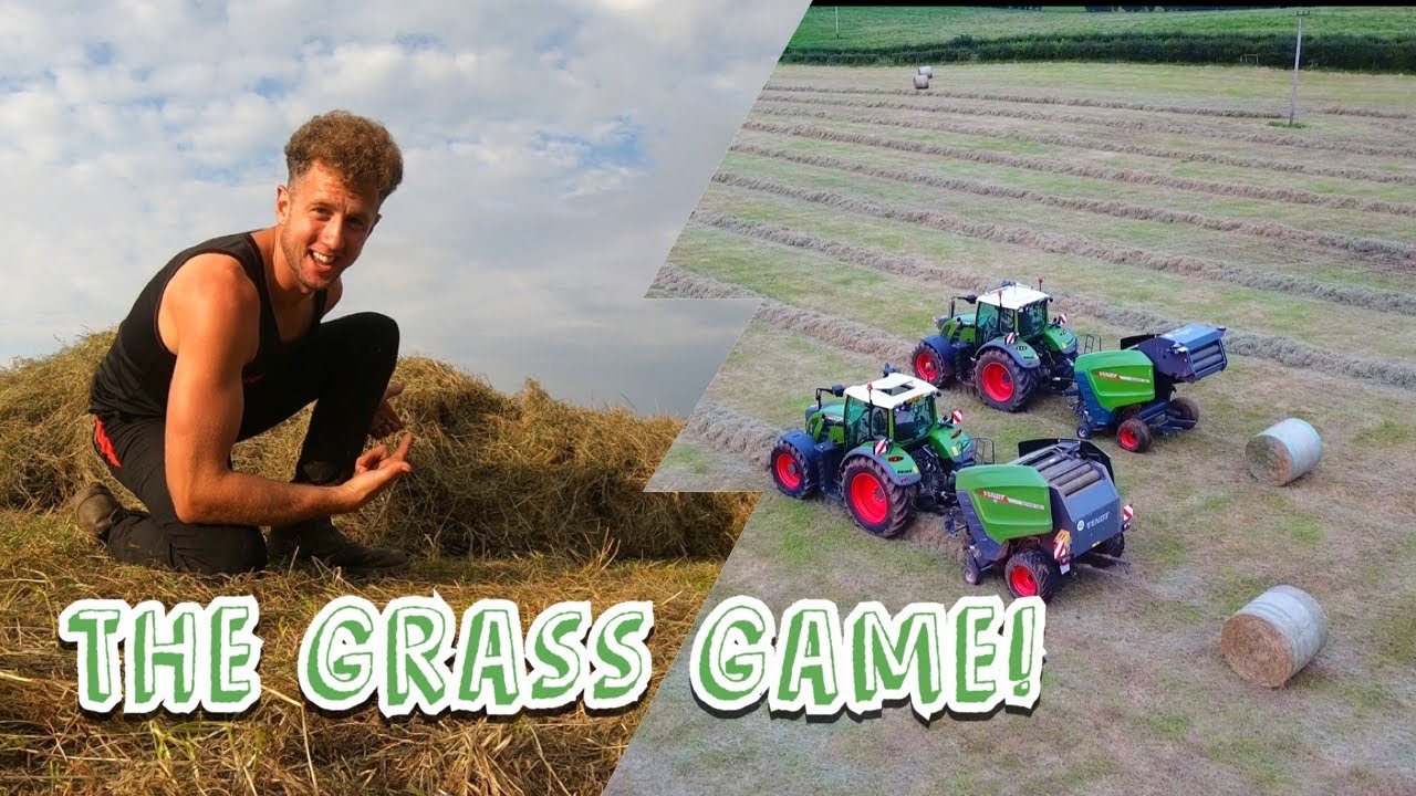 MAKING HAY WHILE THE SUN SHINES!         The Sheep Game tries doing it Grassmen style!