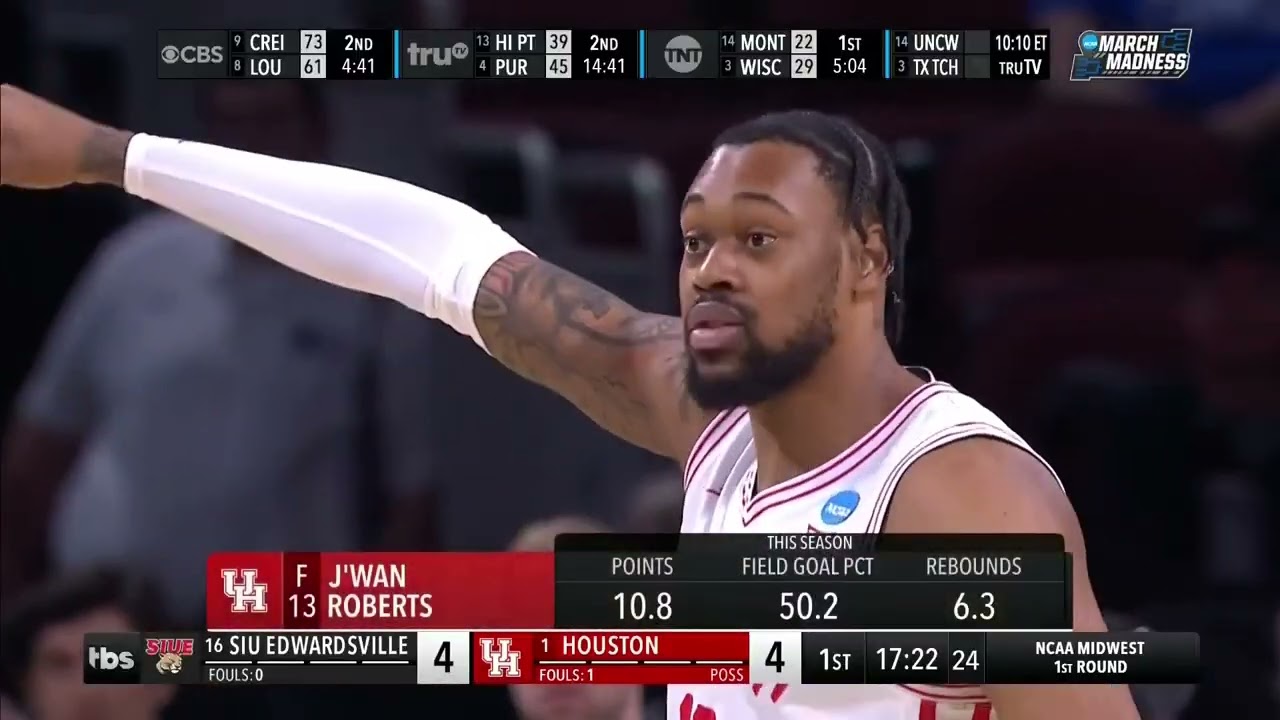 LJ Cryer 2024-2025 Season Makes - Houston - NCAA