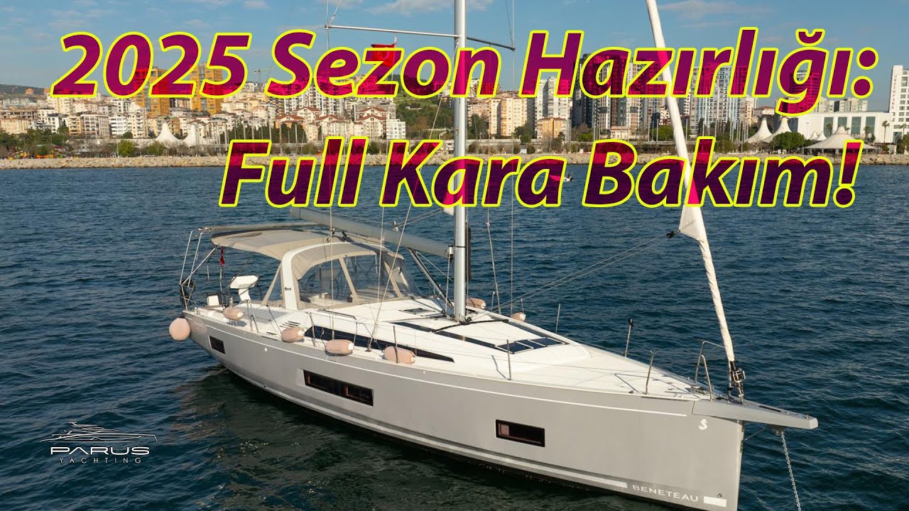 Oceanis 46.1 Kara Bakımı | P80 Zımpara & Antifouling