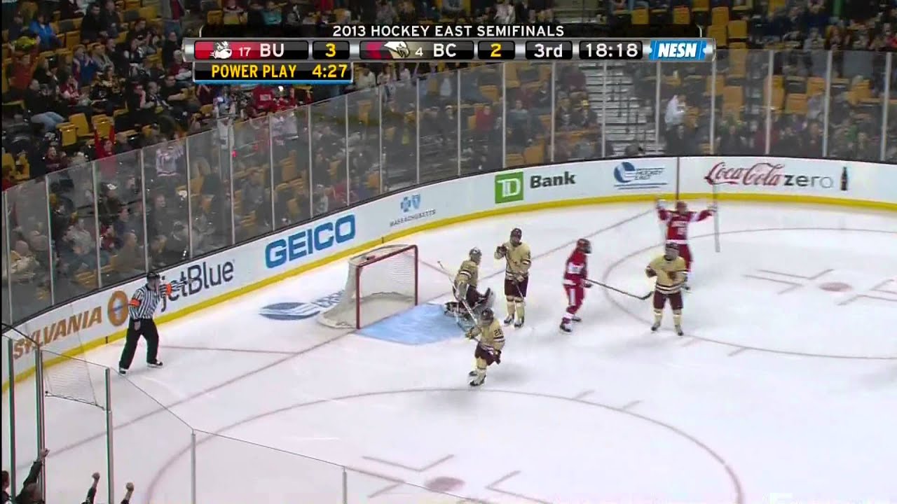 Boston University vs. Boston College - Hockey East Semifinal - 3/22/2013